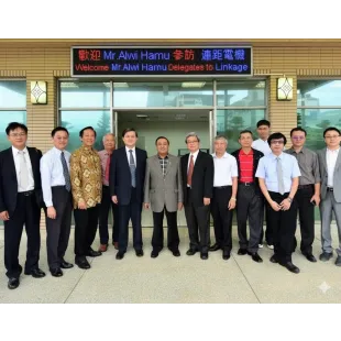 印尼特使 Alwi Hamu 先生蒞臨連距電機參訪